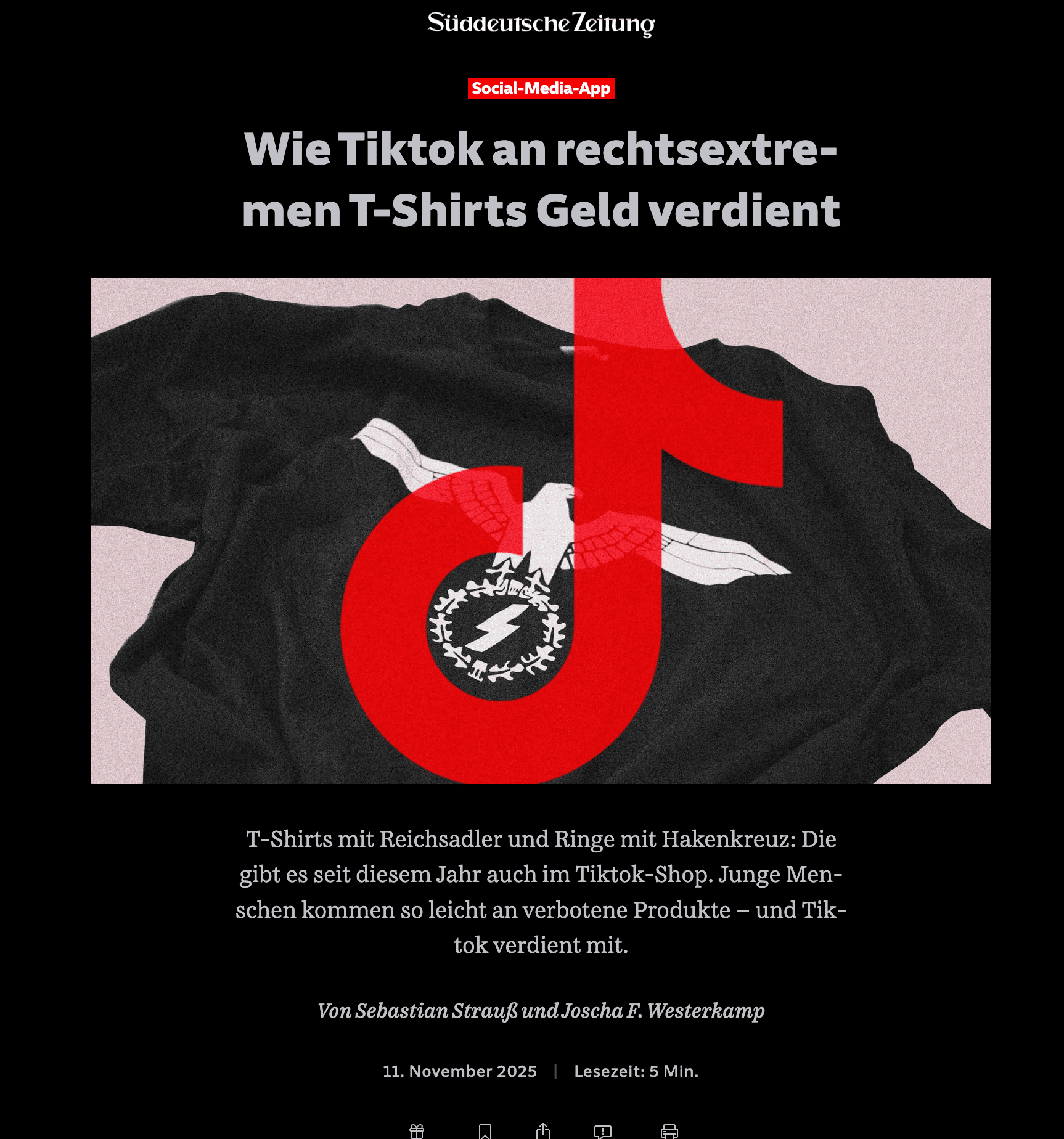 SZ-Tiktok-Shop-Rechtsextremismus